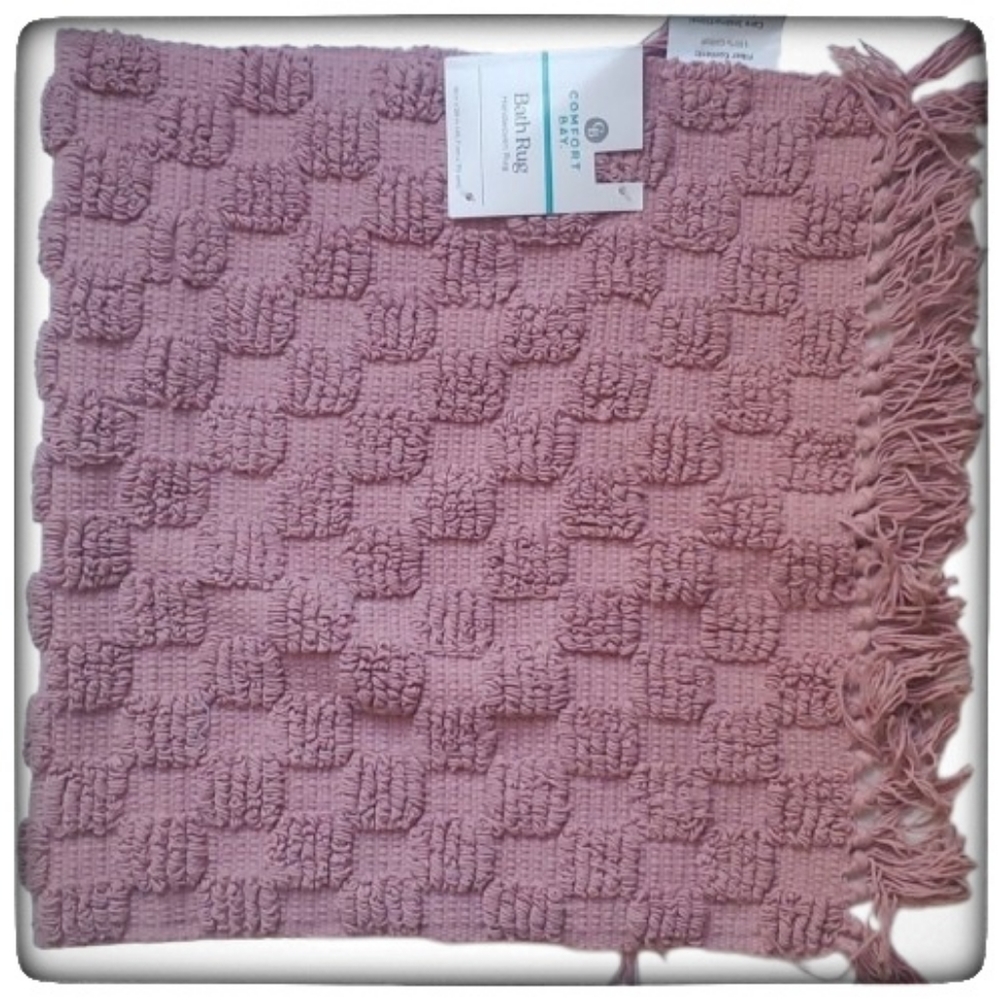Comfort Bay Handwoven Bath Rug-18in x 28in